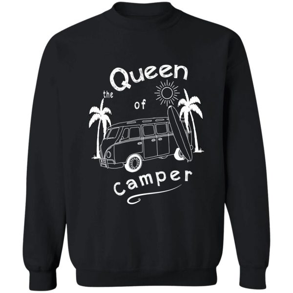 camper queen classy sassy smart assy camping sweatshirt