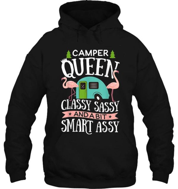 camper queen classy sassy smart assy t shirt camping hoodie