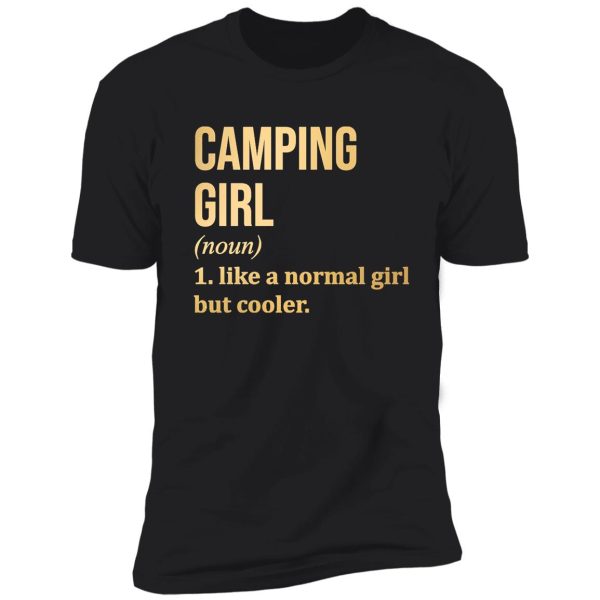 camper t-shirt camping girl gift shirt