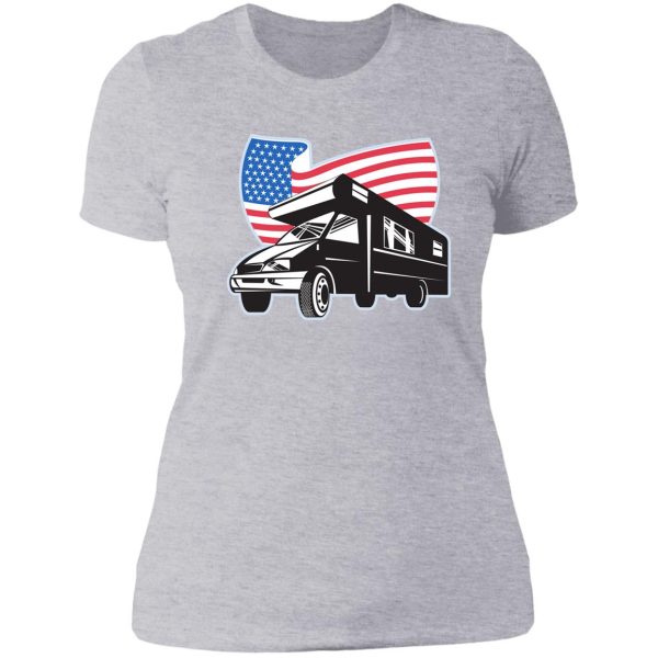 camper usa lady t-shirt