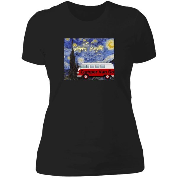 camper van go lady t-shirt