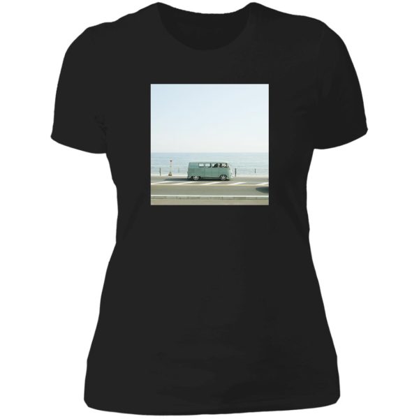 camper van lady t-shirt