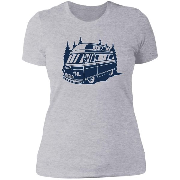 camper van lady t-shirt