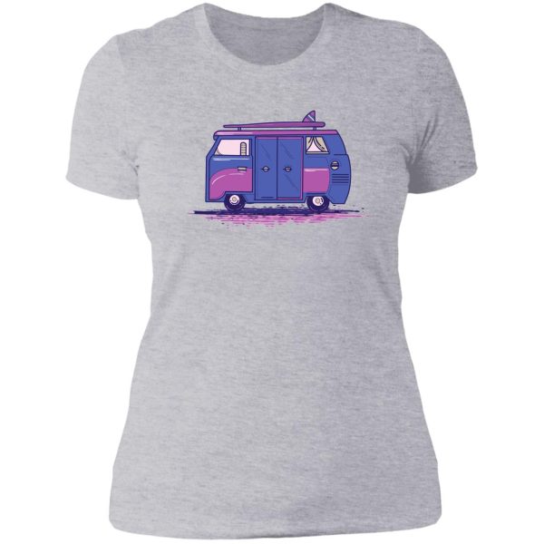 camper van lady t-shirt