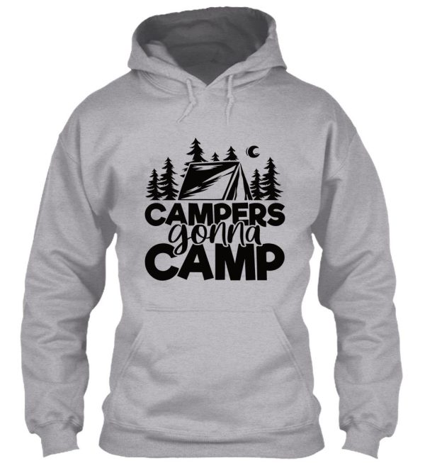campers gonna camp - funny camping quotes hoodie