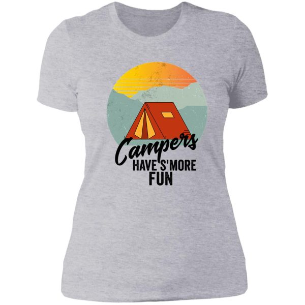 campers have s&#39more fun-summer. lady t-shirt