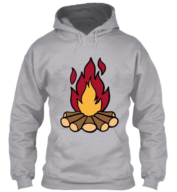 campfire art nature outdoor hoodie