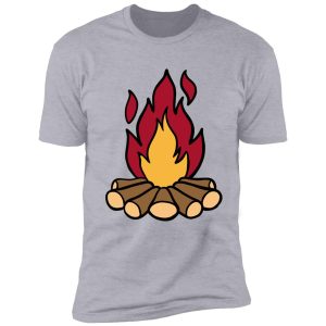 campfire art nature outdoor shirt