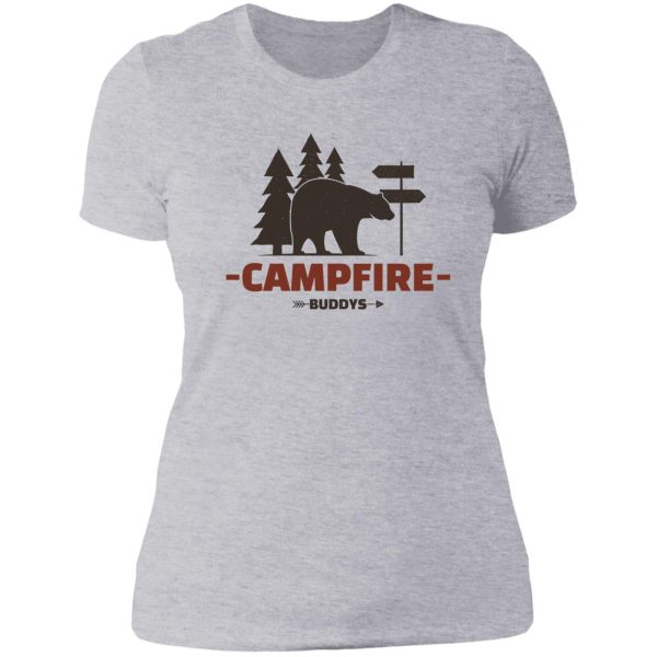 campfire buddys lady t-shirt