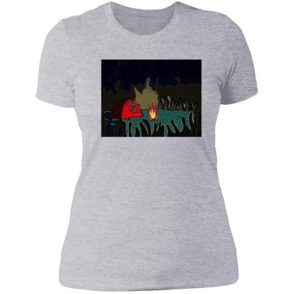 campfire camp lady t-shirt