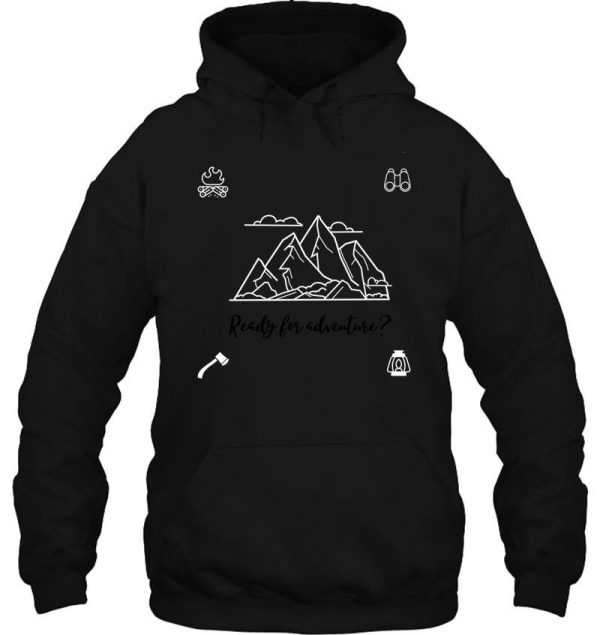campfire- camping - adventure hoodie
