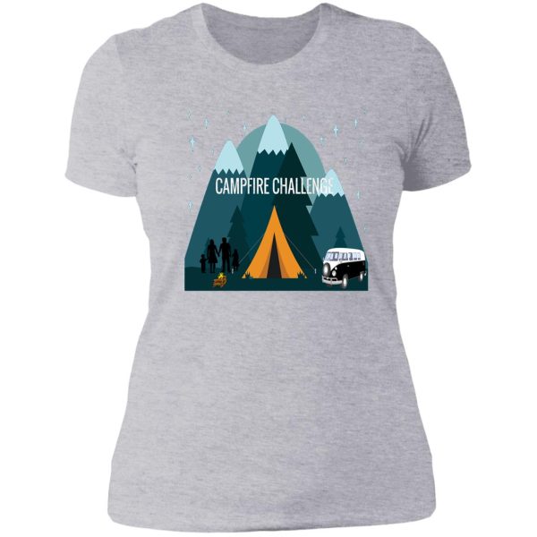 campfire challenge ambient campfire lady t-shirt