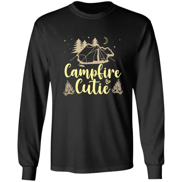 campfire cutie (for dark colors) long sleeve