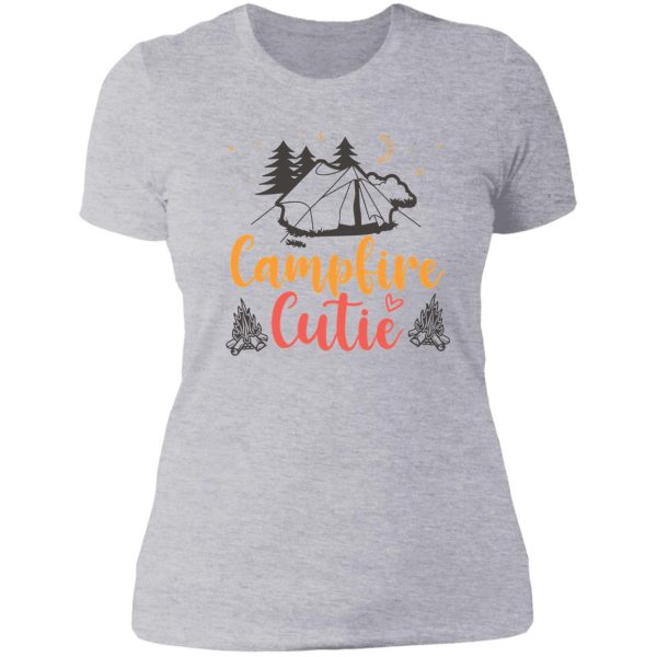 campfire cutie light lady t-shirt
