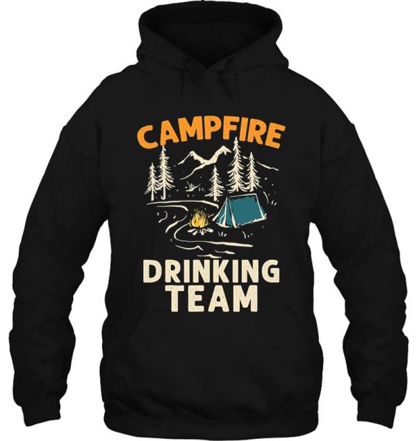campfire drinking team camper campfire hoodie