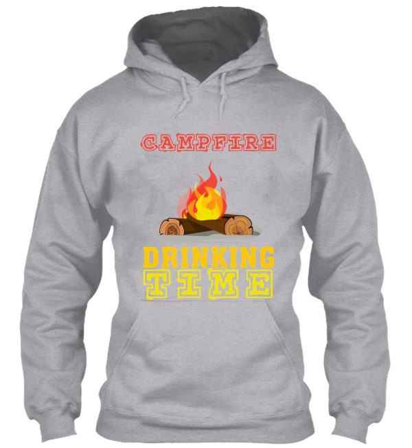 campfire drinking team camping outdoors funny shirt hoodie