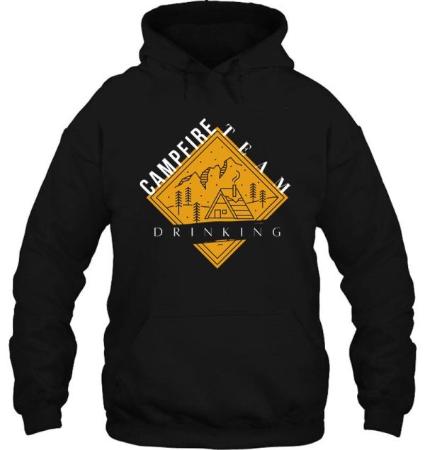 campfire drinking team funny engraved camping tumbler hoodie