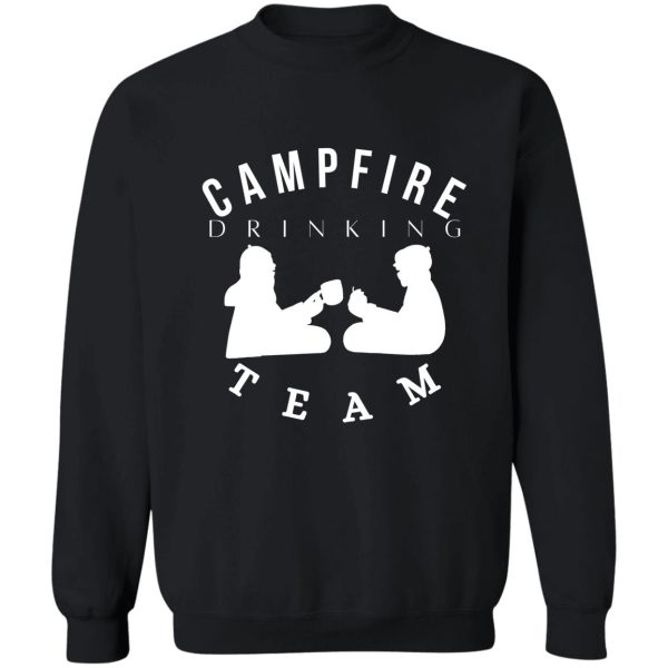 campfire drinking team funny engraved camping tumbler sweatshirt