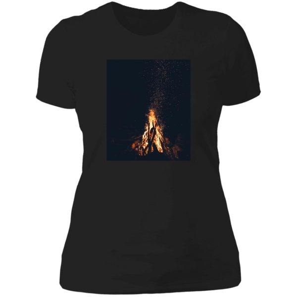 campfire fun lady t-shirt