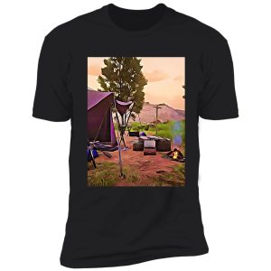 campfire in the wild west shirt