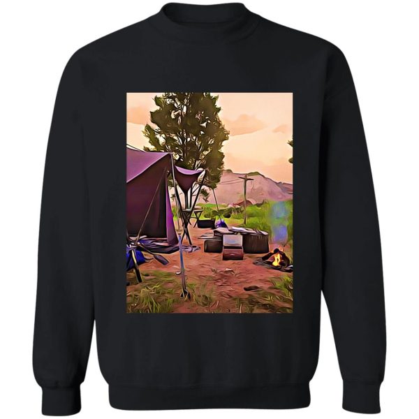 campfire in the wild west sweatshirt