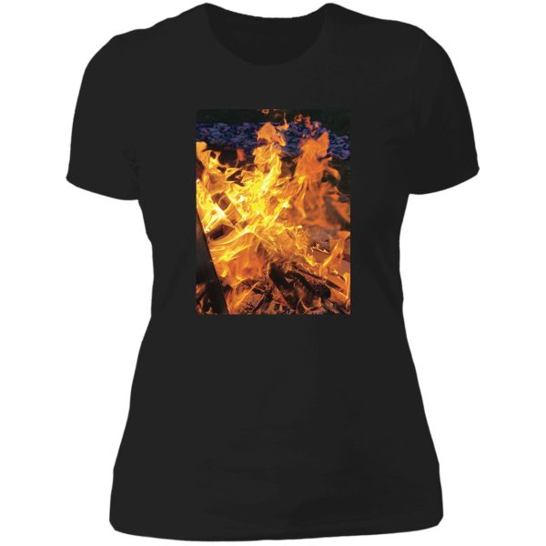 campfire lady t-shirt