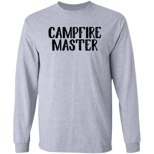 campfire master art camping travel long sleeve