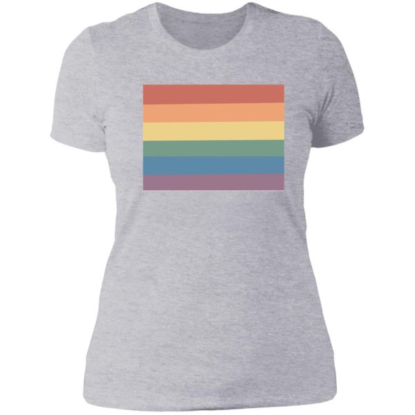 campfire rainbow lady t-shirt