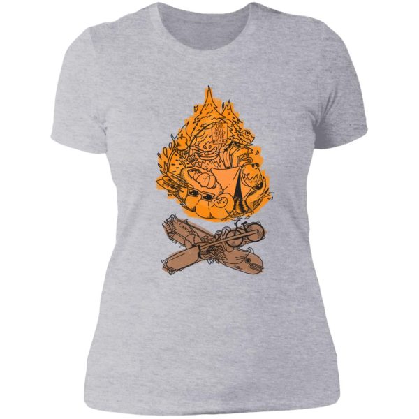 campfire sight lady t-shirt