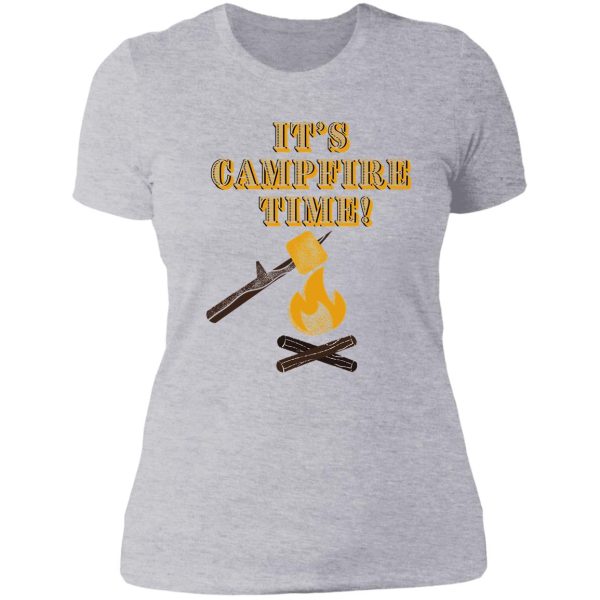 campfire time lady t-shirt