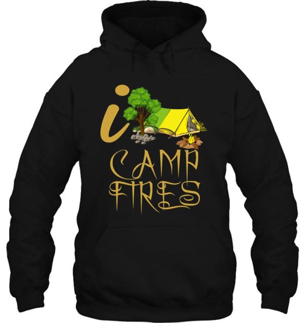 campfire with friends quotes hoodie