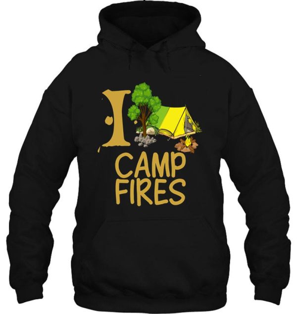 campfire with friends quotes hoodie