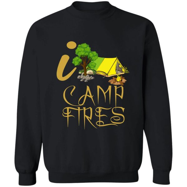 campfire with friends quotes sweatshirt