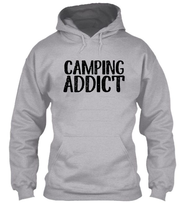 camping addict art camping travel hoodie