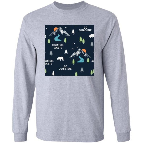 camping adventure long sleeve