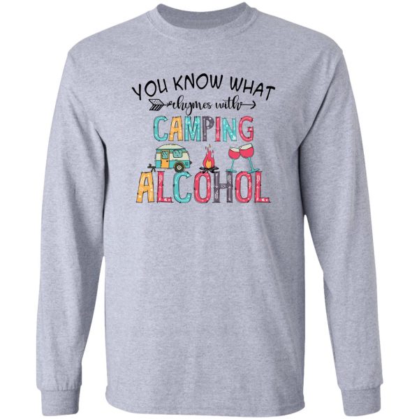 camping alcohol long sleeve