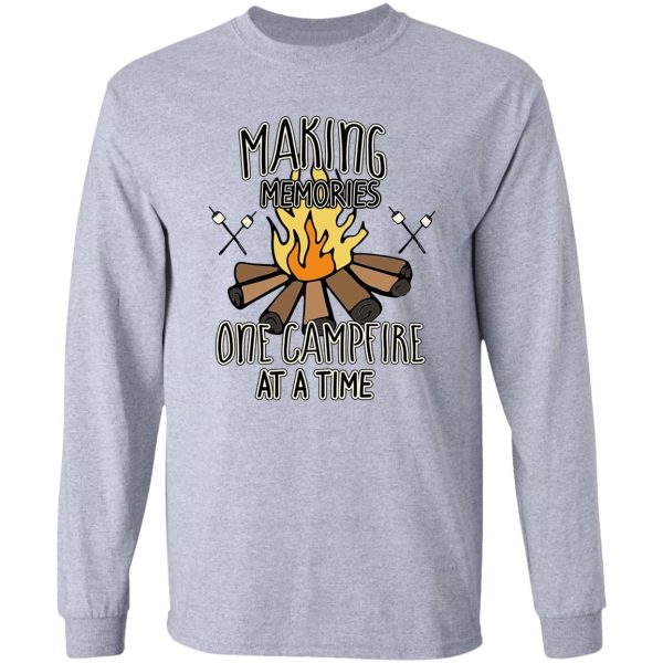 camping and campfire memories long sleeve