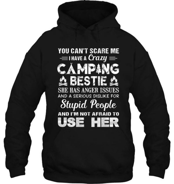camping and wine - im a simple woman hoodie