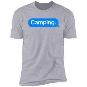camping art camping travel shirt