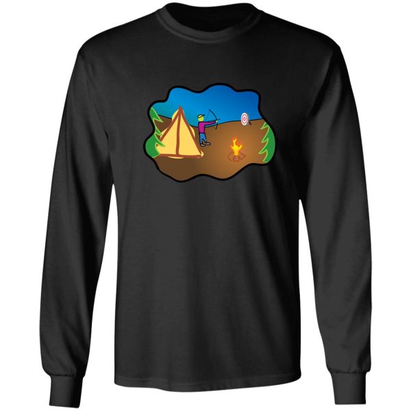 camping art long sleeve