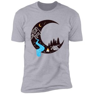 camping at night shirt