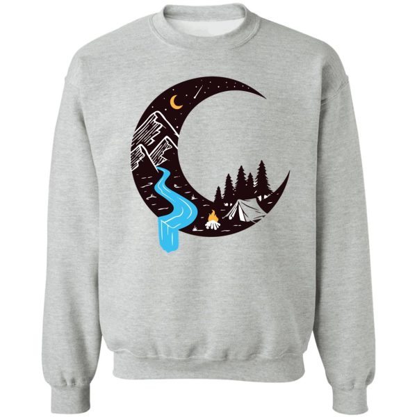 camping at night sweatshirt