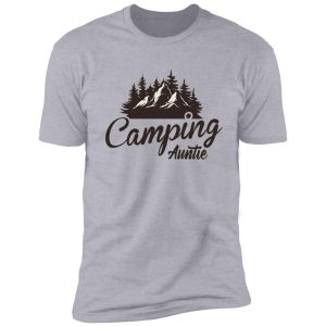 camping auntie camper family matching camp trip shirt