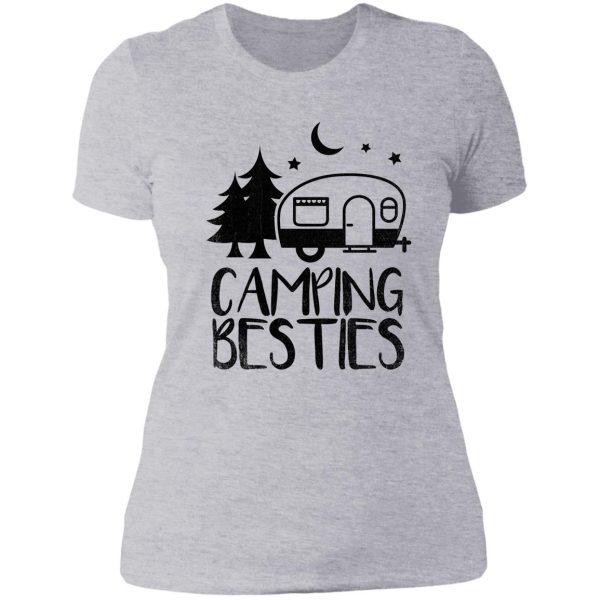 camping besties lady t-shirt