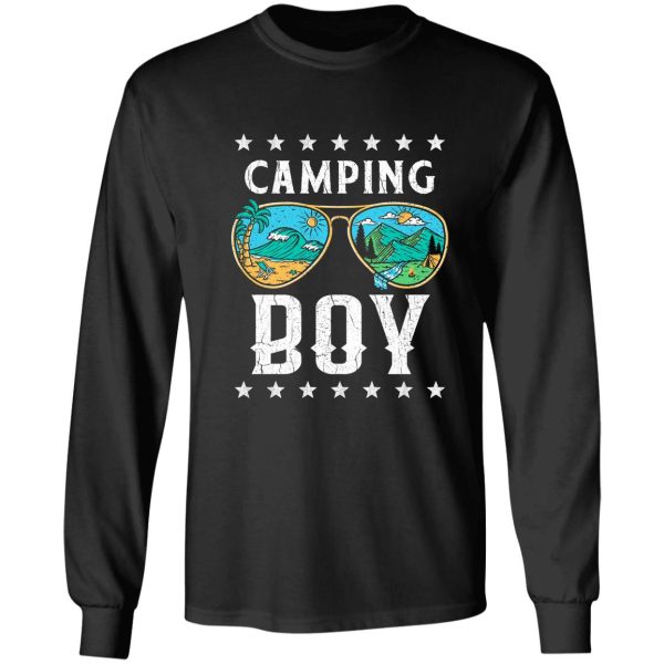 camping boy long sleeve