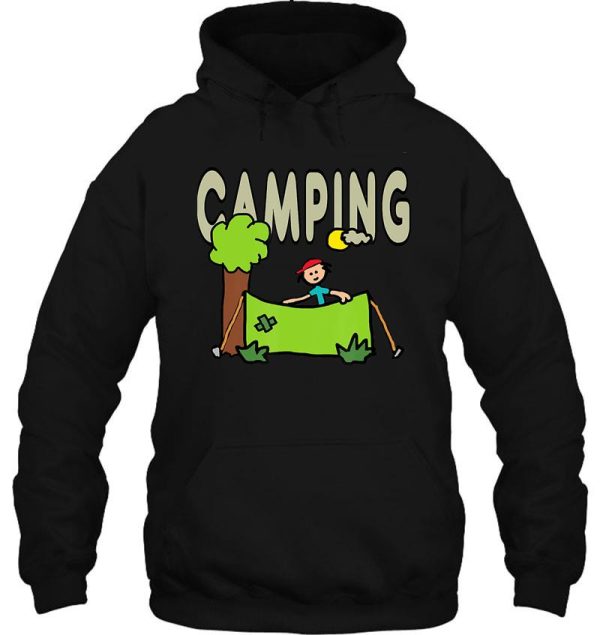 camping camper camp campfire adventure outdoor camper funny mountain hoodie