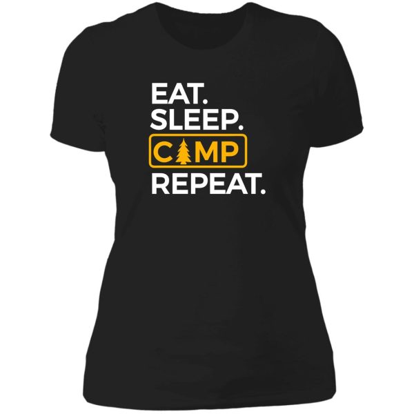 camping camper camper gift ideas lady t-shirt