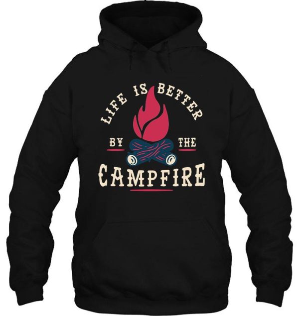 camping camper campfire camp hoodie
