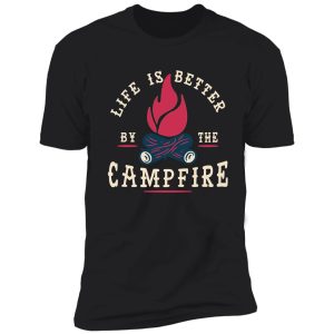 camping camper campfire camp shirt