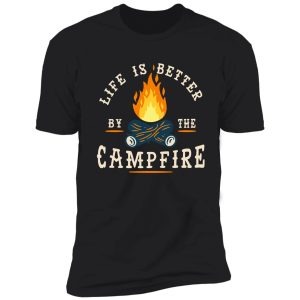  camping camper campfire camp shirt